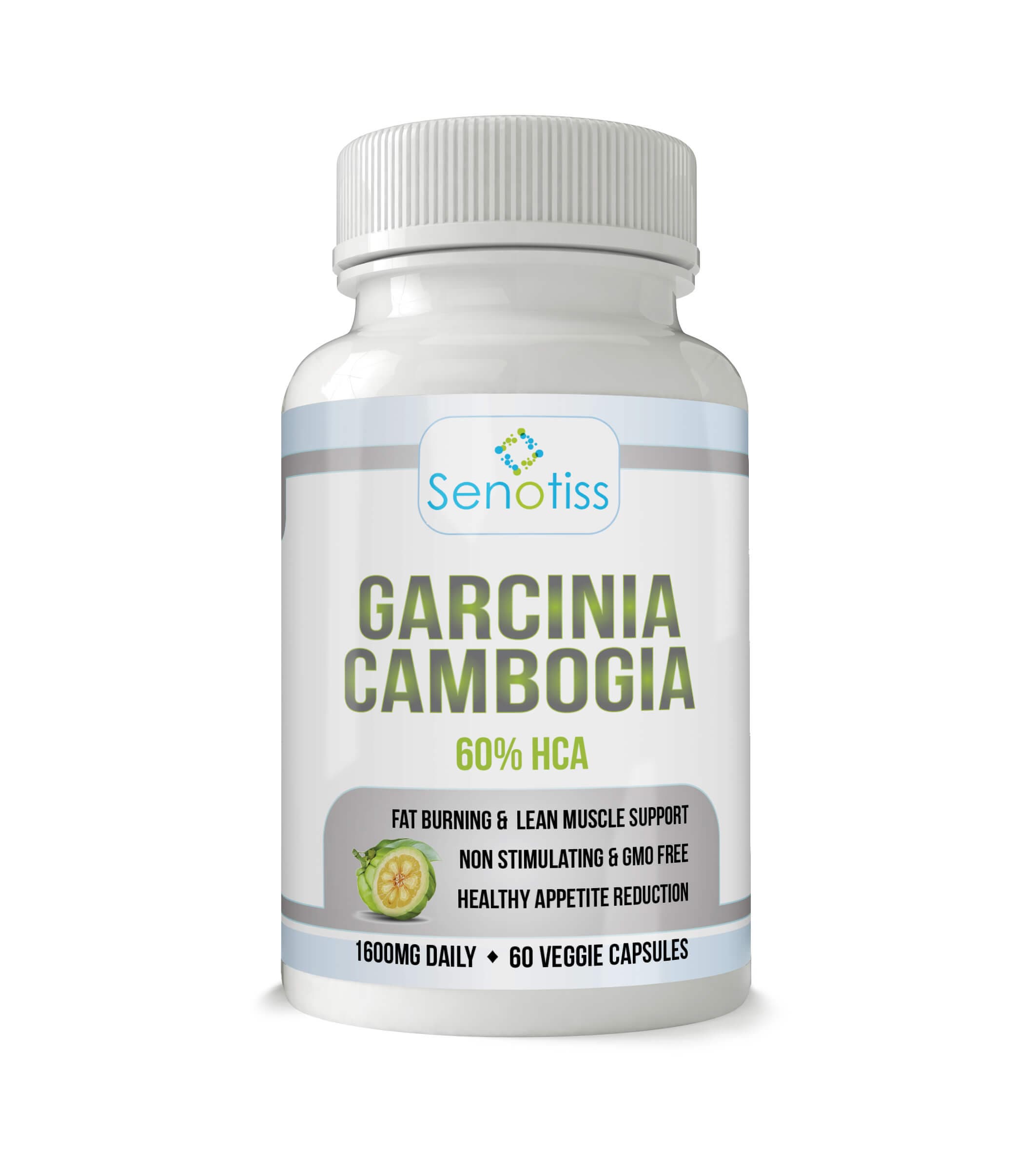 Pure Garcinia Cambogia Extract Premium 60_ HCA_